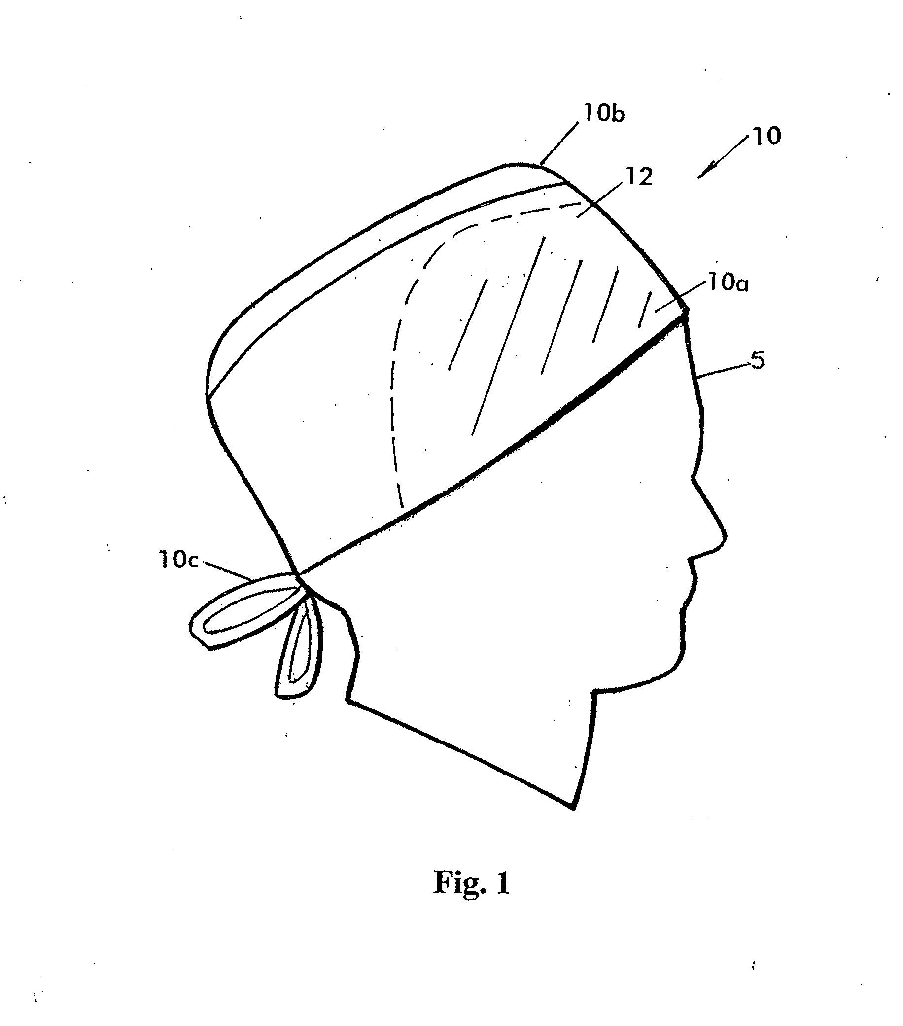 Shielded head cover with varying attenuation portions