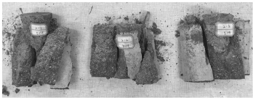 High-strength slag-free burning product and preparation method thereof