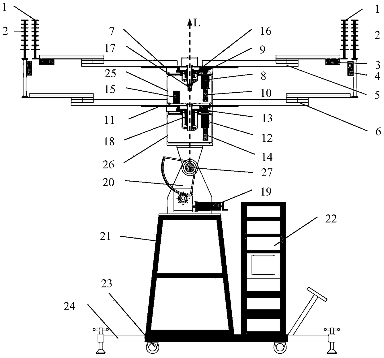 An Interferometric Microwave Radiation Clock Scanning Imaging Device