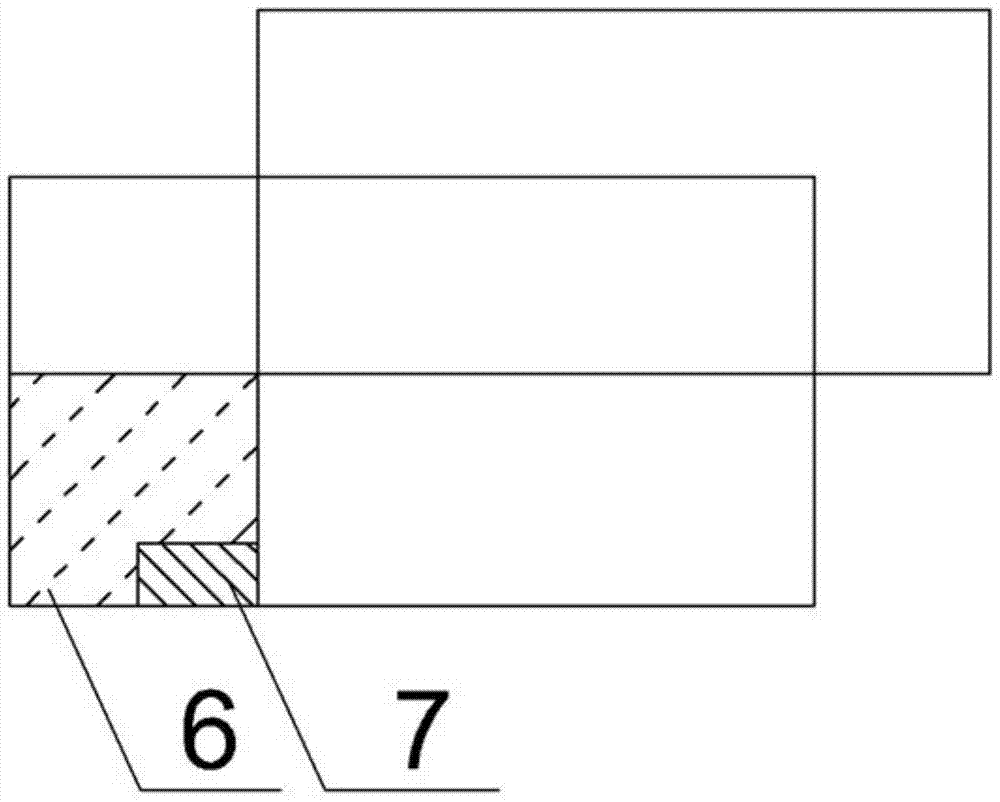 Mortise-and-mortise structure prefabricated prefabricated wall blocks without mortar