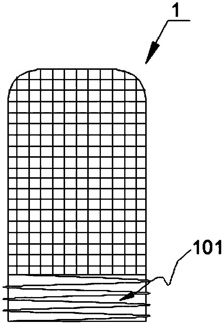 Glass panel with improved microphone sound collecting effect