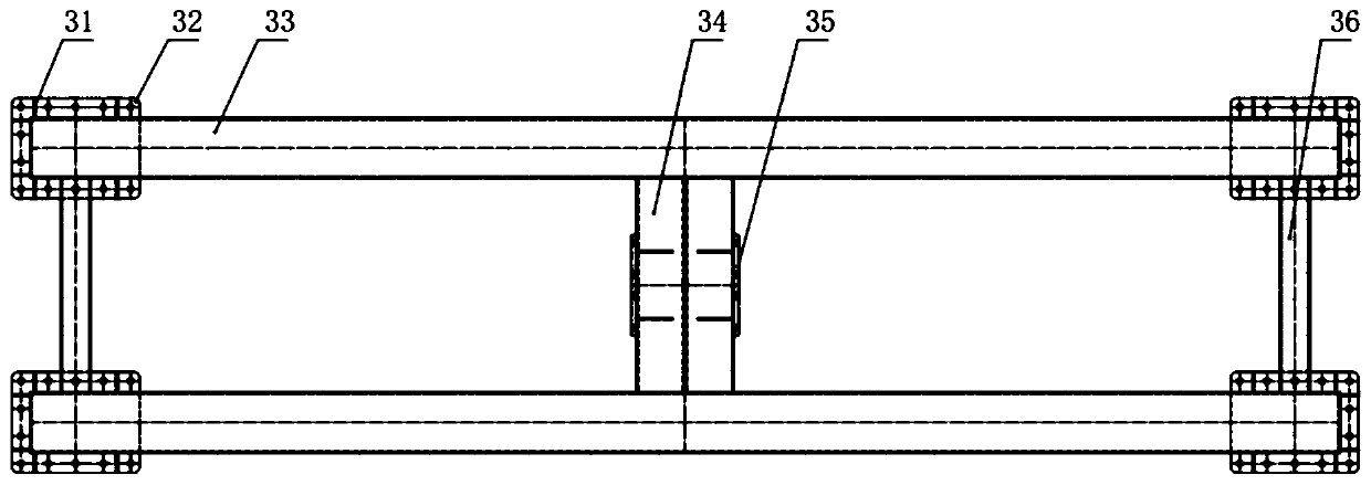 Scattered paving method mechanized construction equipment for urban railway and construction method thereof