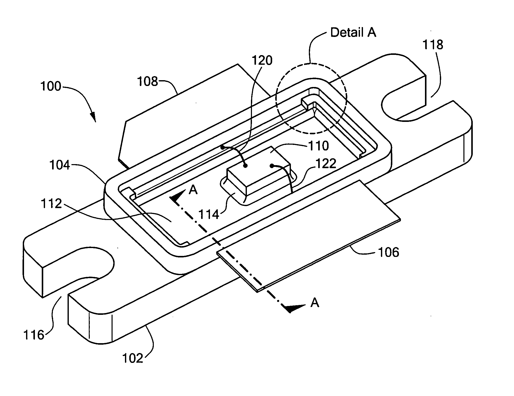 Flange for integrated circuit package