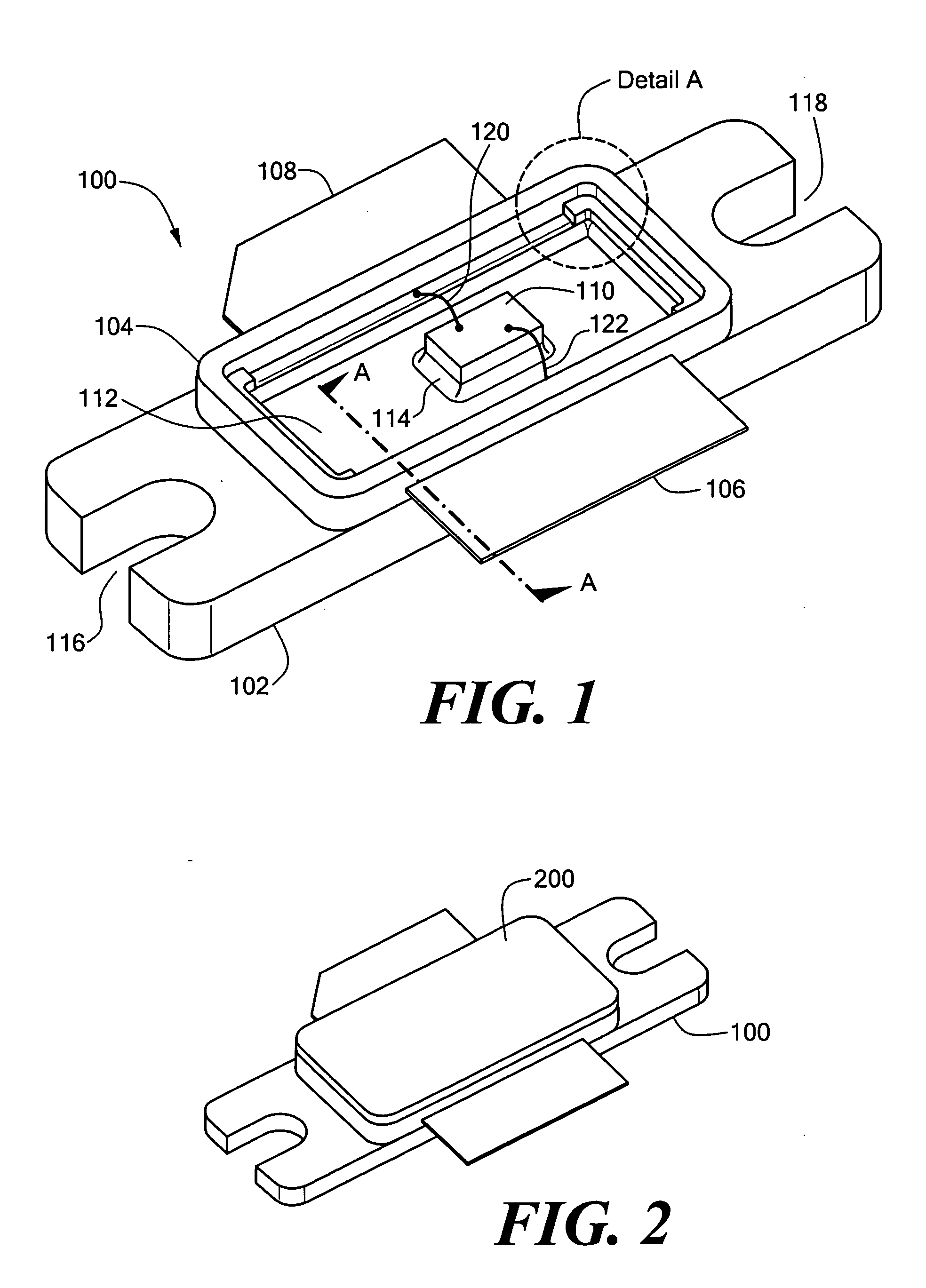 Flange for integrated circuit package