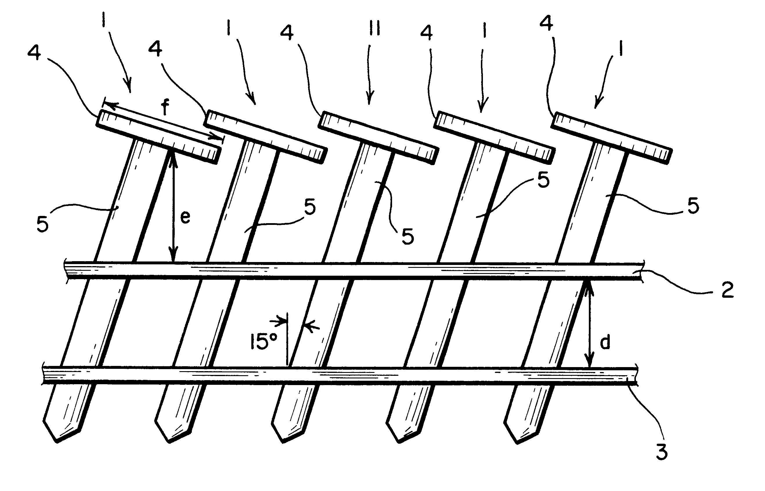Coil strap with nails for use in a nail hammer