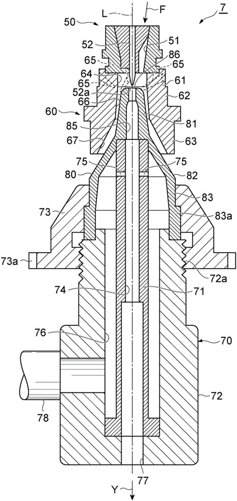 Nozzle block, pneumatic spinning device, and spinning machine