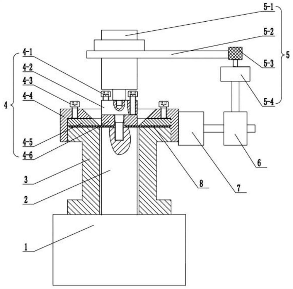 A cyclic shear fatigue testing machine