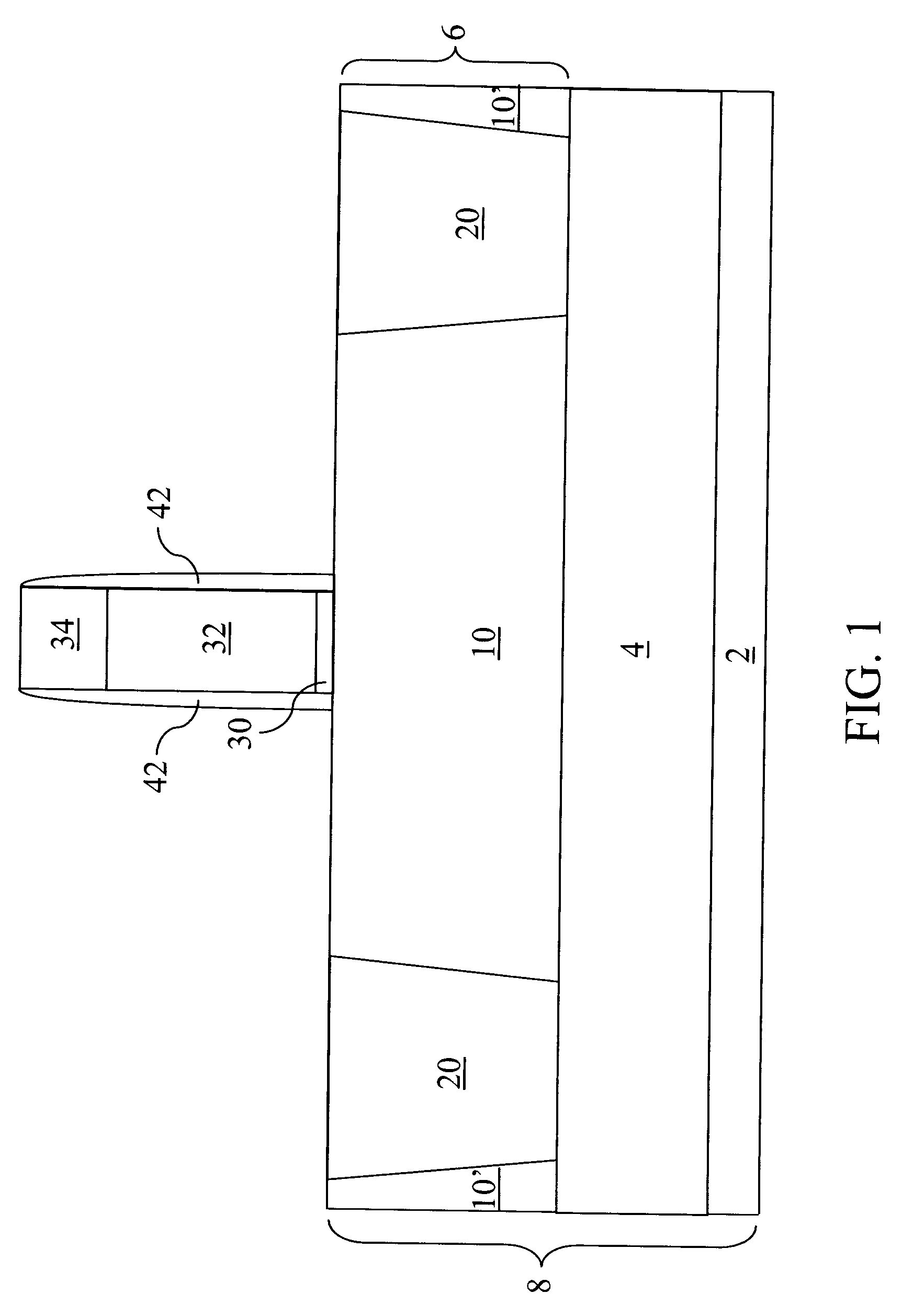 Field effect transistor containing a wide band gap semiconductor material in a drain