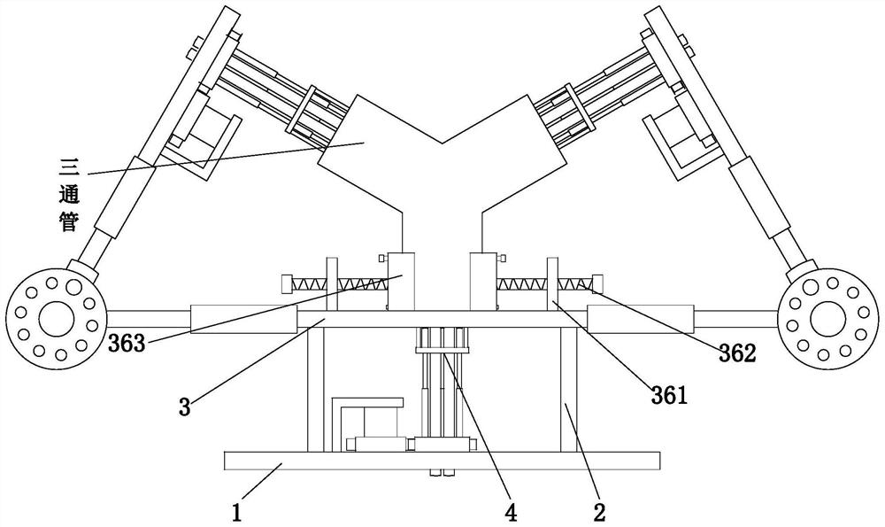 Pipe fitting connecting valve forming treatment process