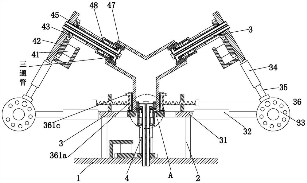 Pipe fitting connecting valve forming treatment process