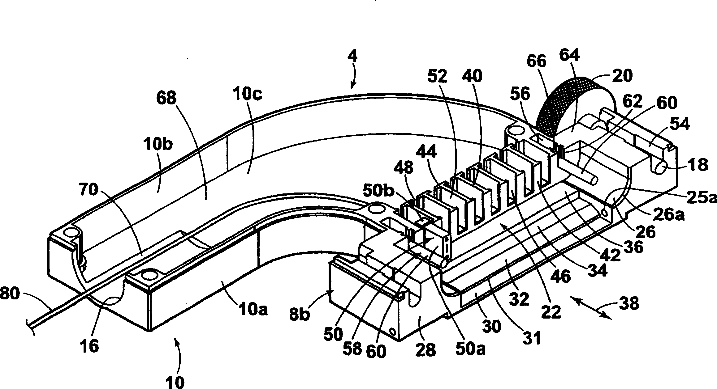 Multi- core optical connector assembly