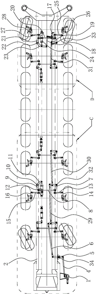 Grouped steering system