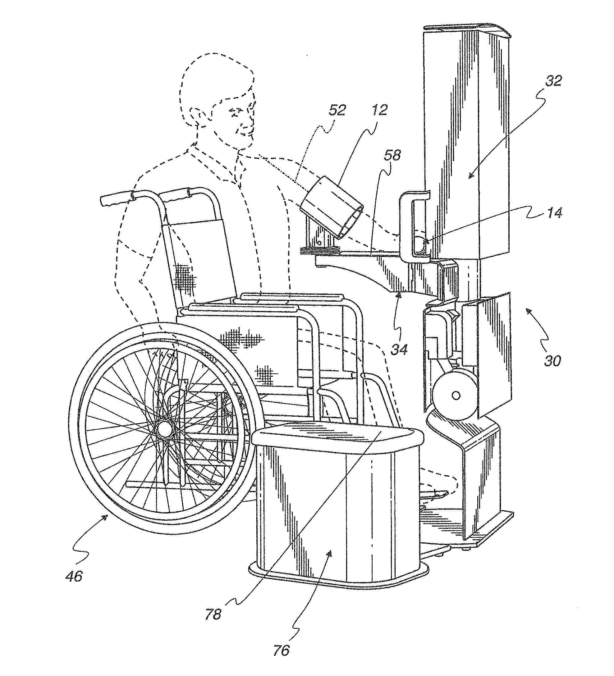 System for facilitating the measurement of blood pressure and method of measuring blood pressure utilizing the system