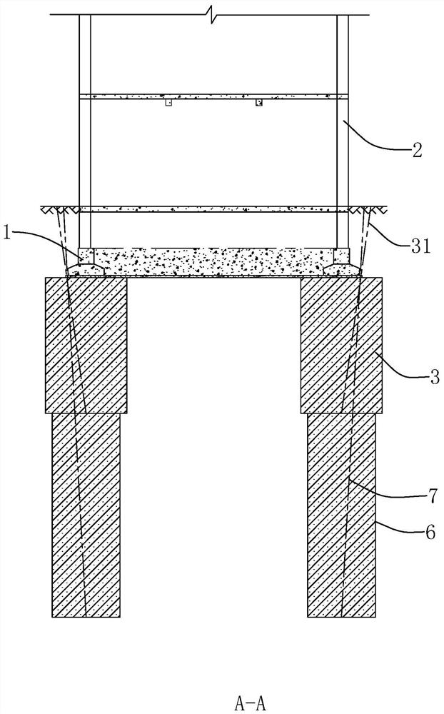 Reinforcing and lifting method for strip-shaped or box-shaped foundation building