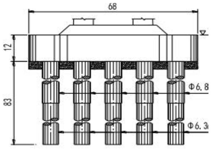 Deepwater diameter cast-in-situ bored pile construction risk assessment method based on two-dimensional cloud model