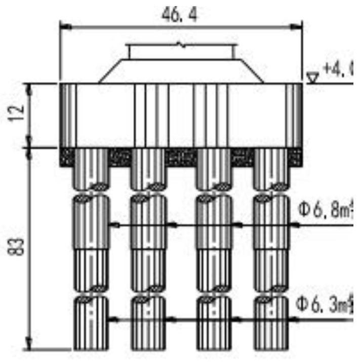 Deepwater diameter cast-in-situ bored pile construction risk assessment method based on two-dimensional cloud model