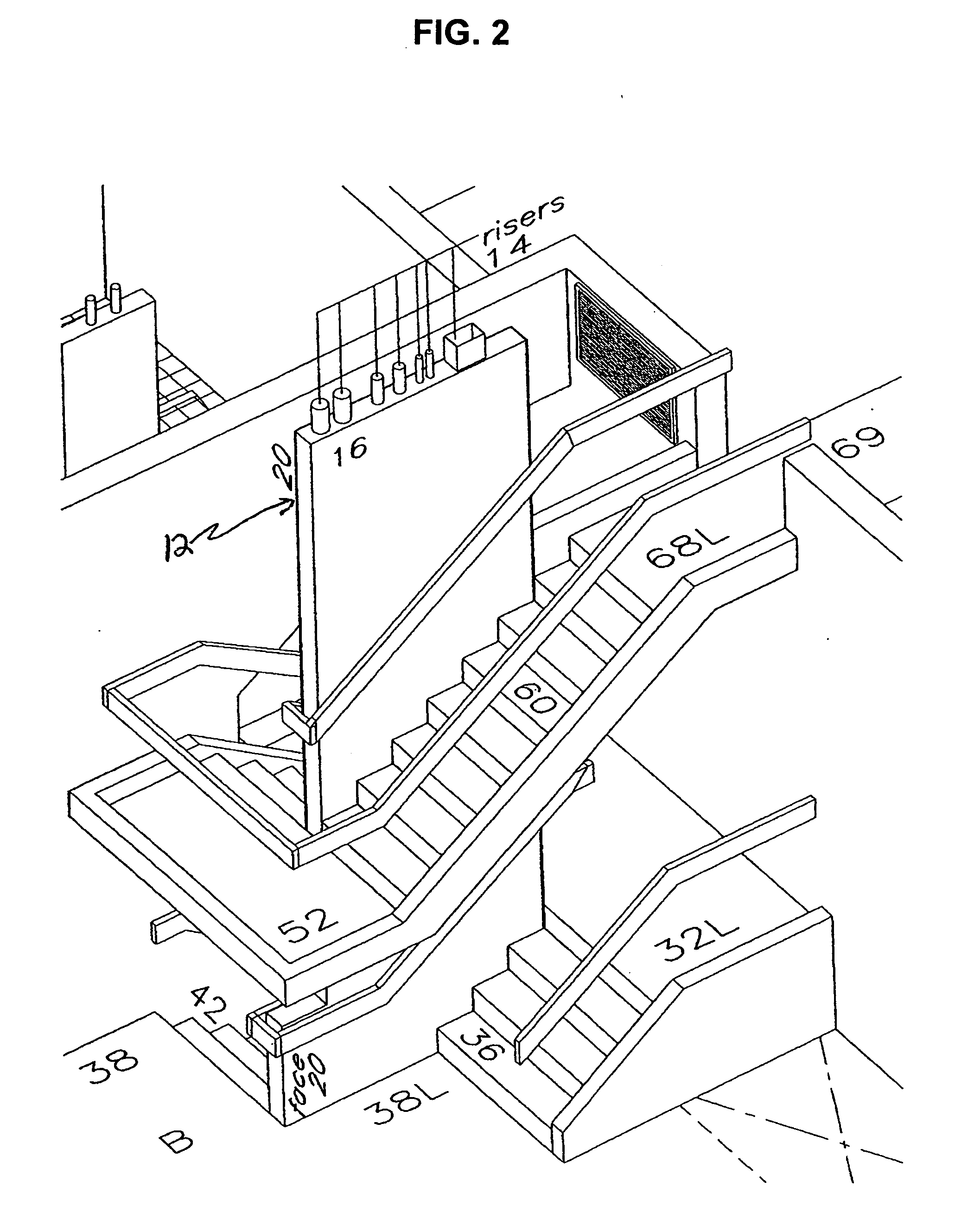 Multi-level apartment building