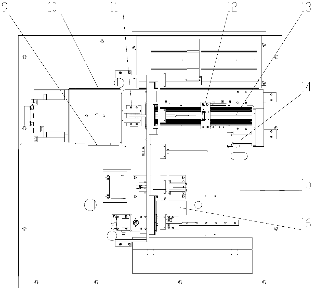 Automatic necking sealing machine for metal pipe materials