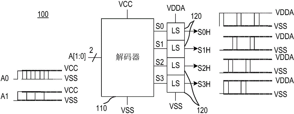 Decoding voltage conversion device and digital analog converter employing same