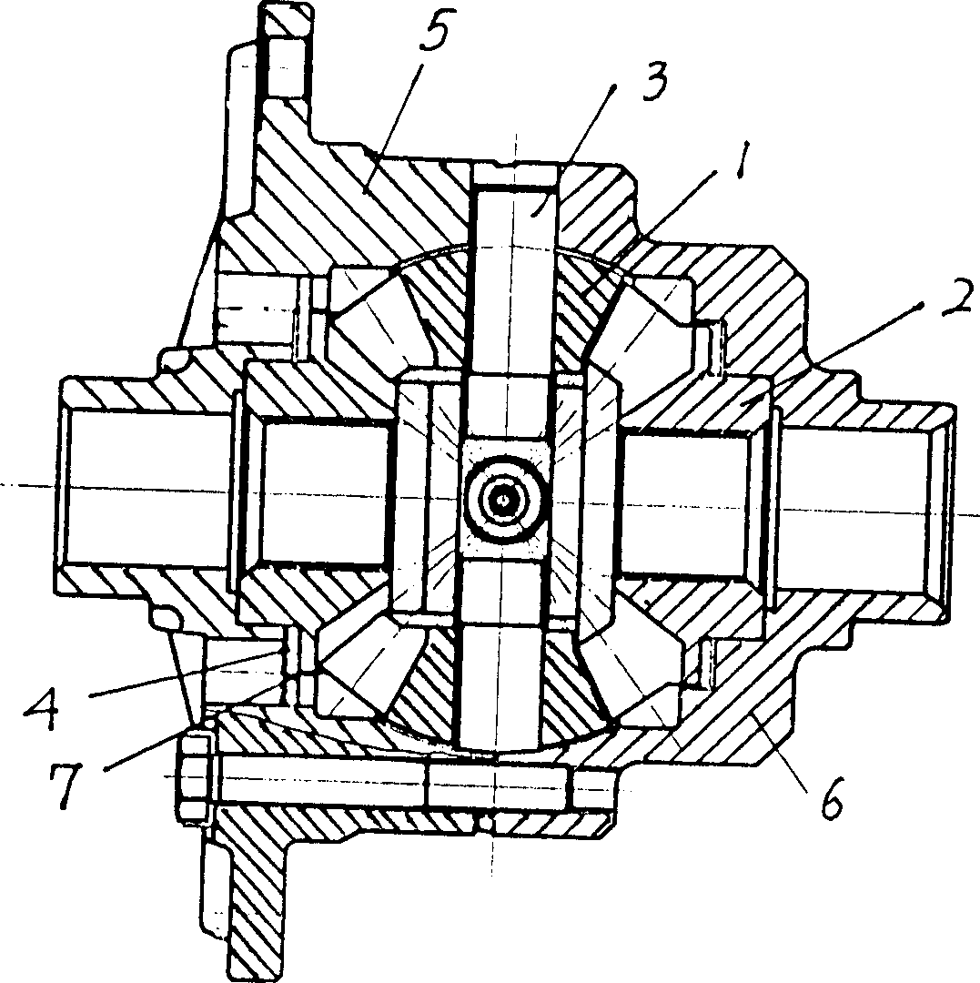 Anti-skid differential with adaptive speed ratio