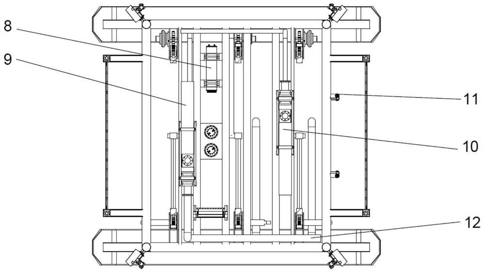 Floating fishing device suitable for underwater long columnar objects