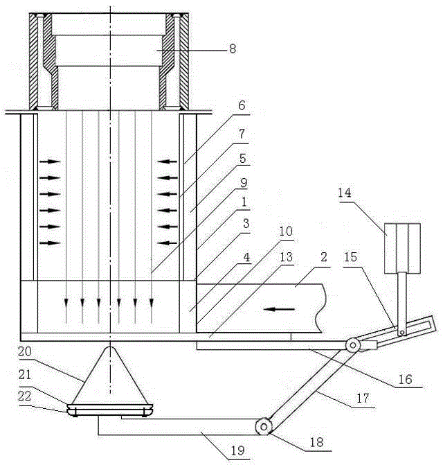 Outer ring-blowing cooling and center oiling device for composite spinning