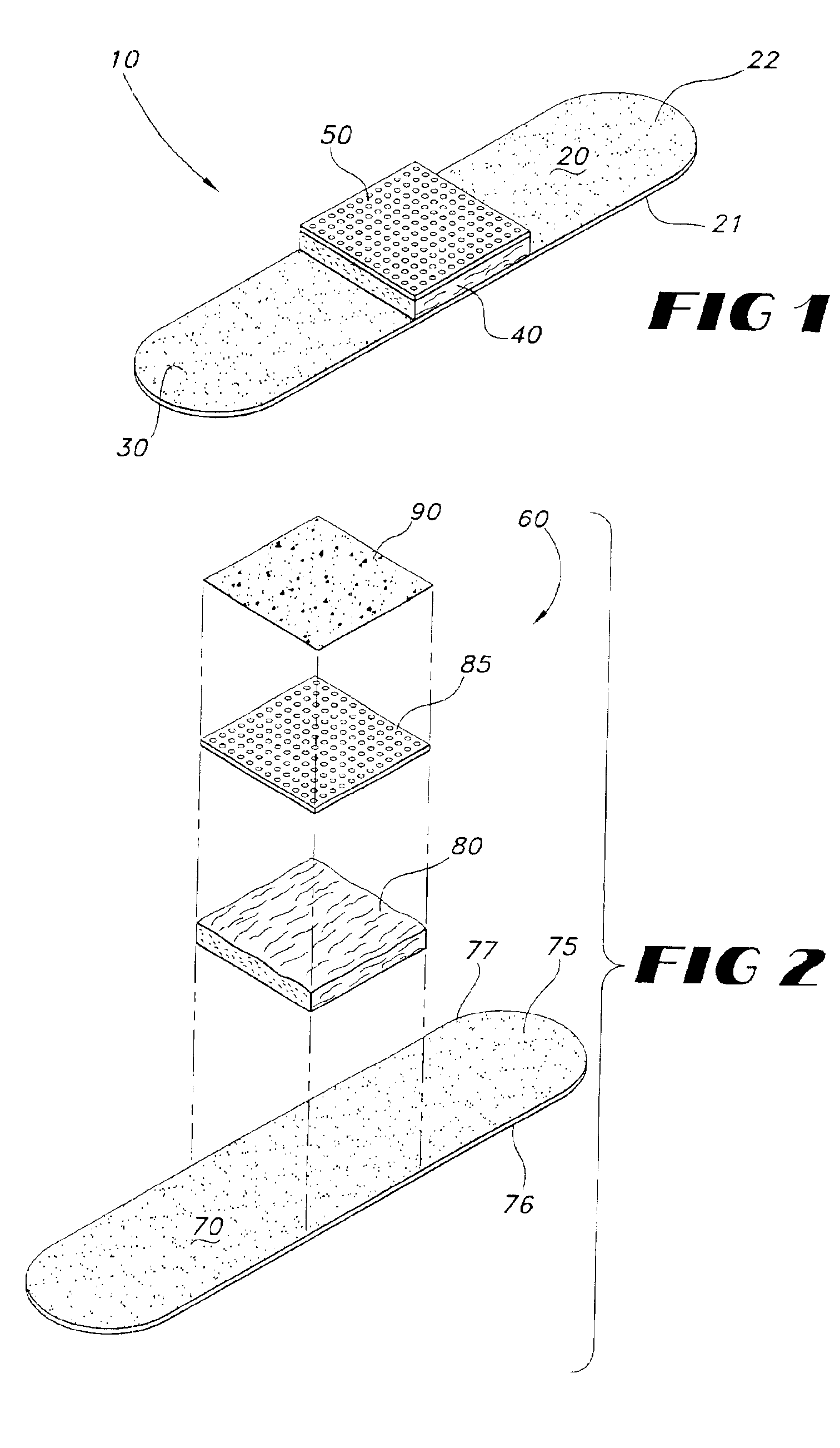 Bandage, methods of producing and using same