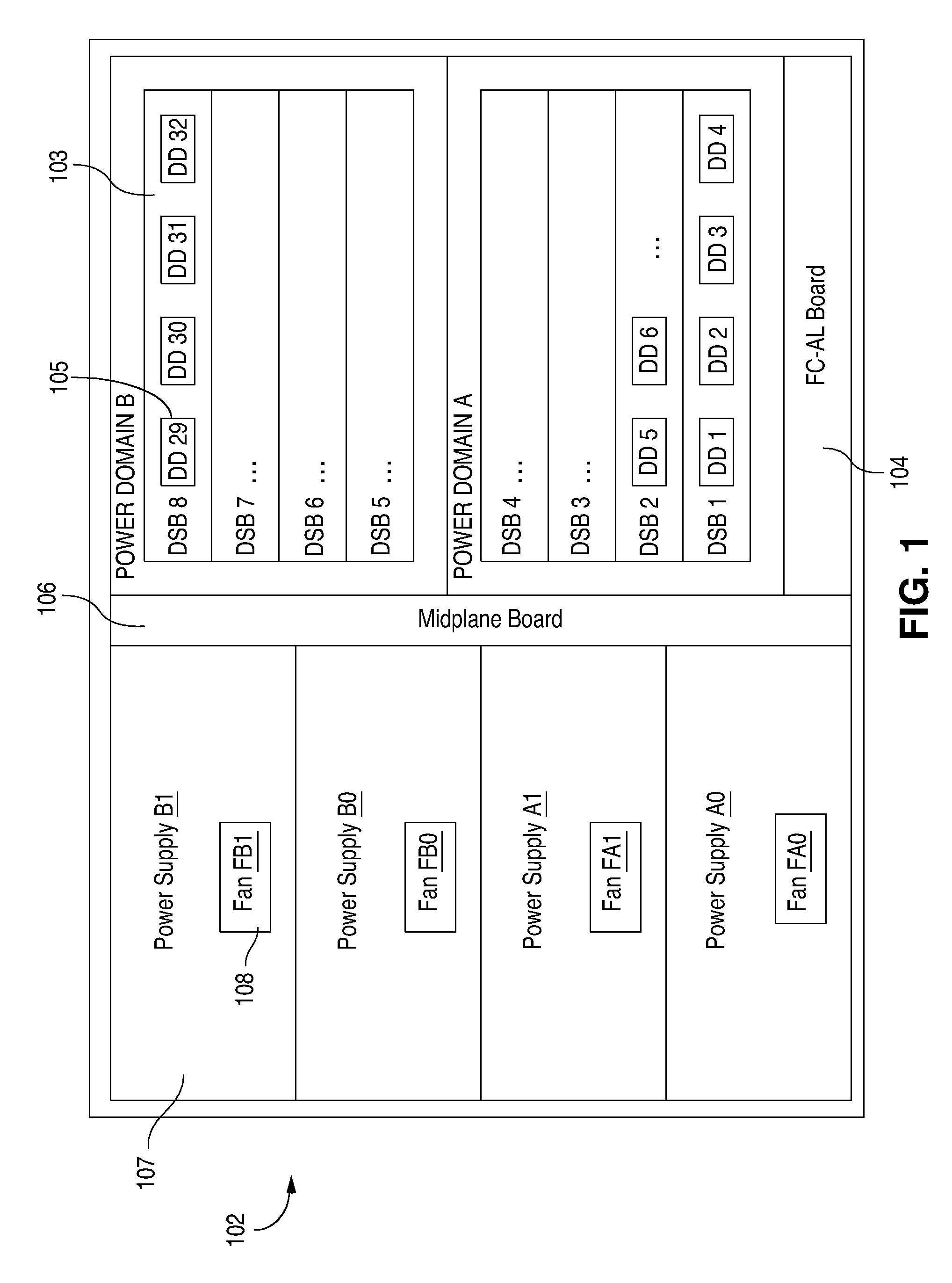 Isolation of I2C buses in a multiple power domain environment using switches