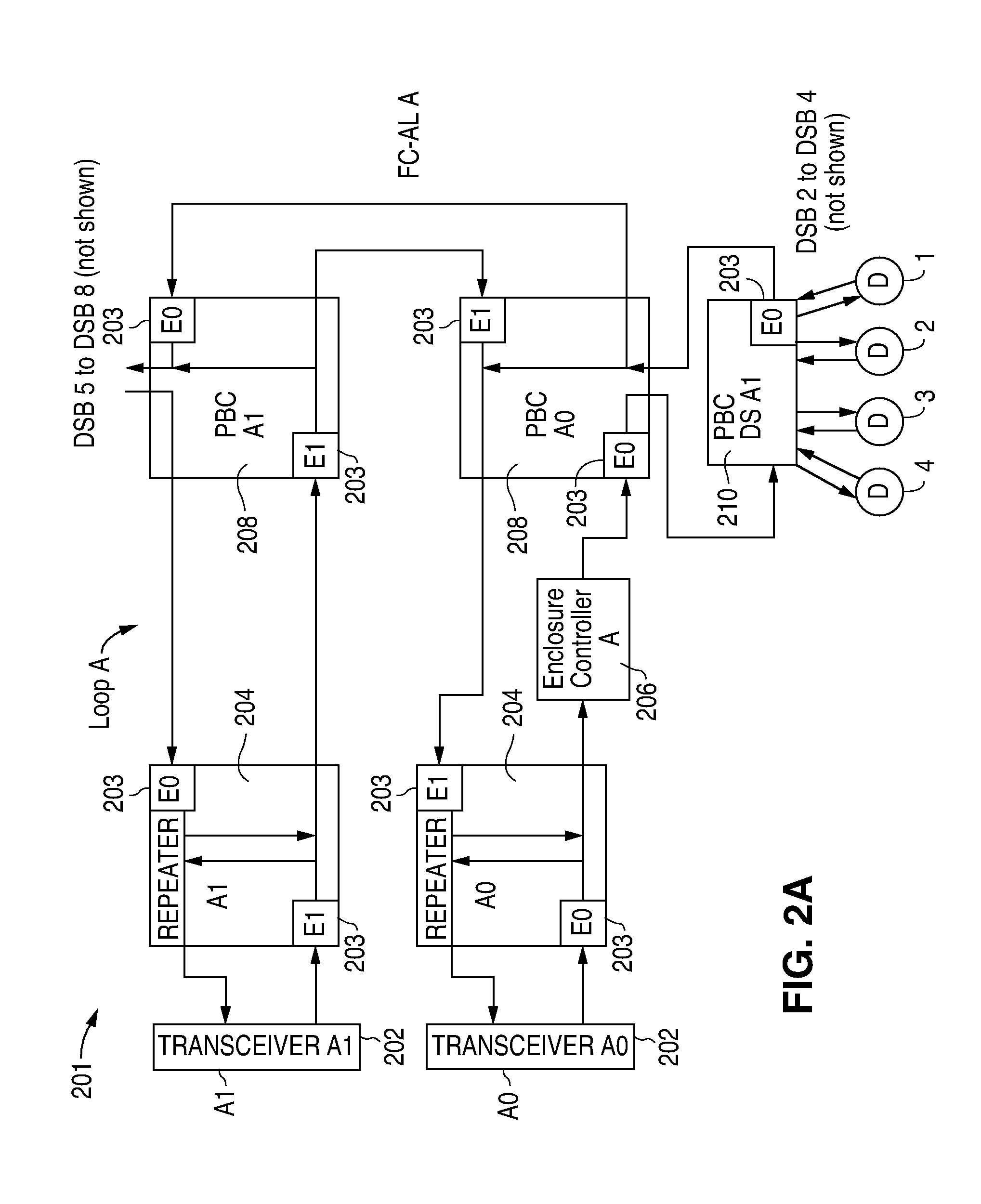 Isolation of I2C buses in a multiple power domain environment using switches