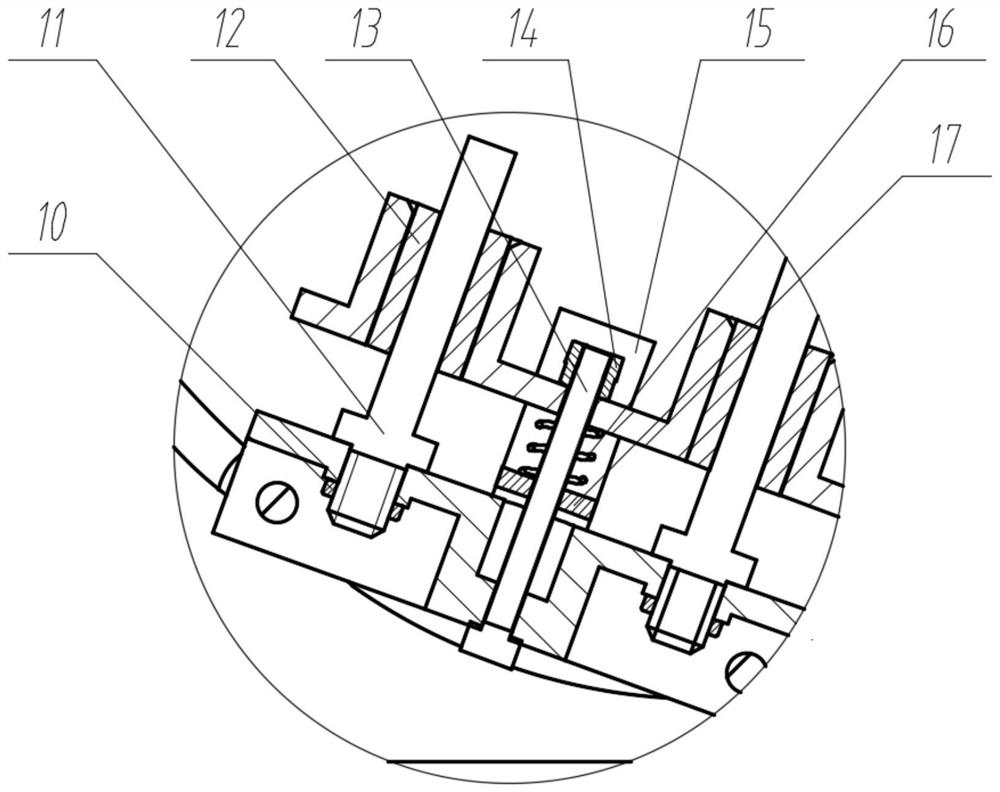 Drawing type convenient tea-leaf picker