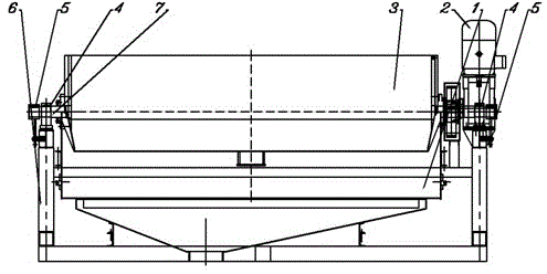 A sea-going magnetic separator suitable for seawater beneficiation