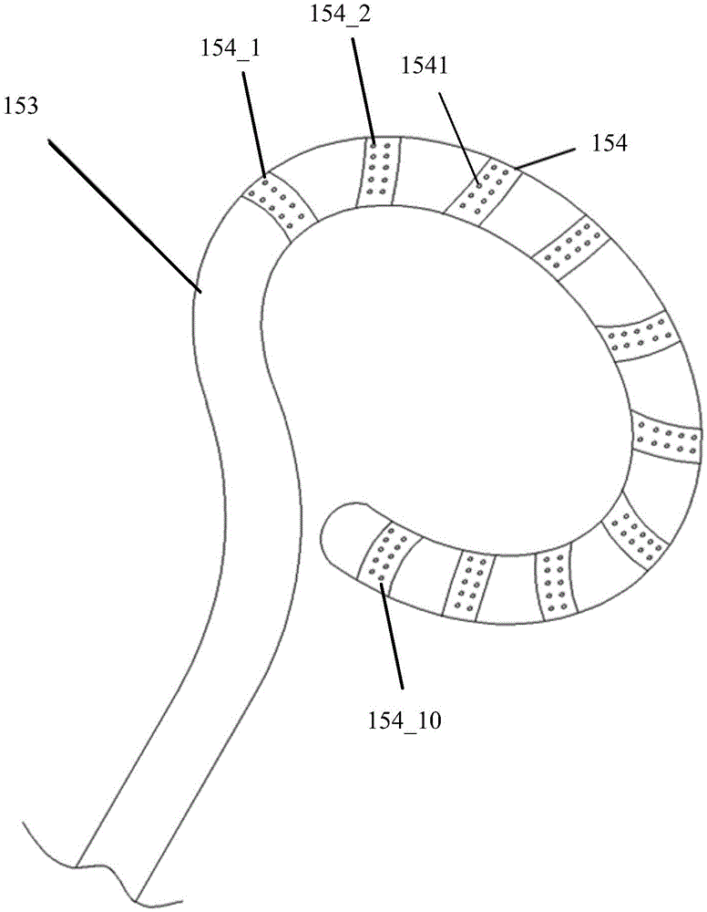 Catheter ablation device and electrode radiofrequency ablation catheter thereof