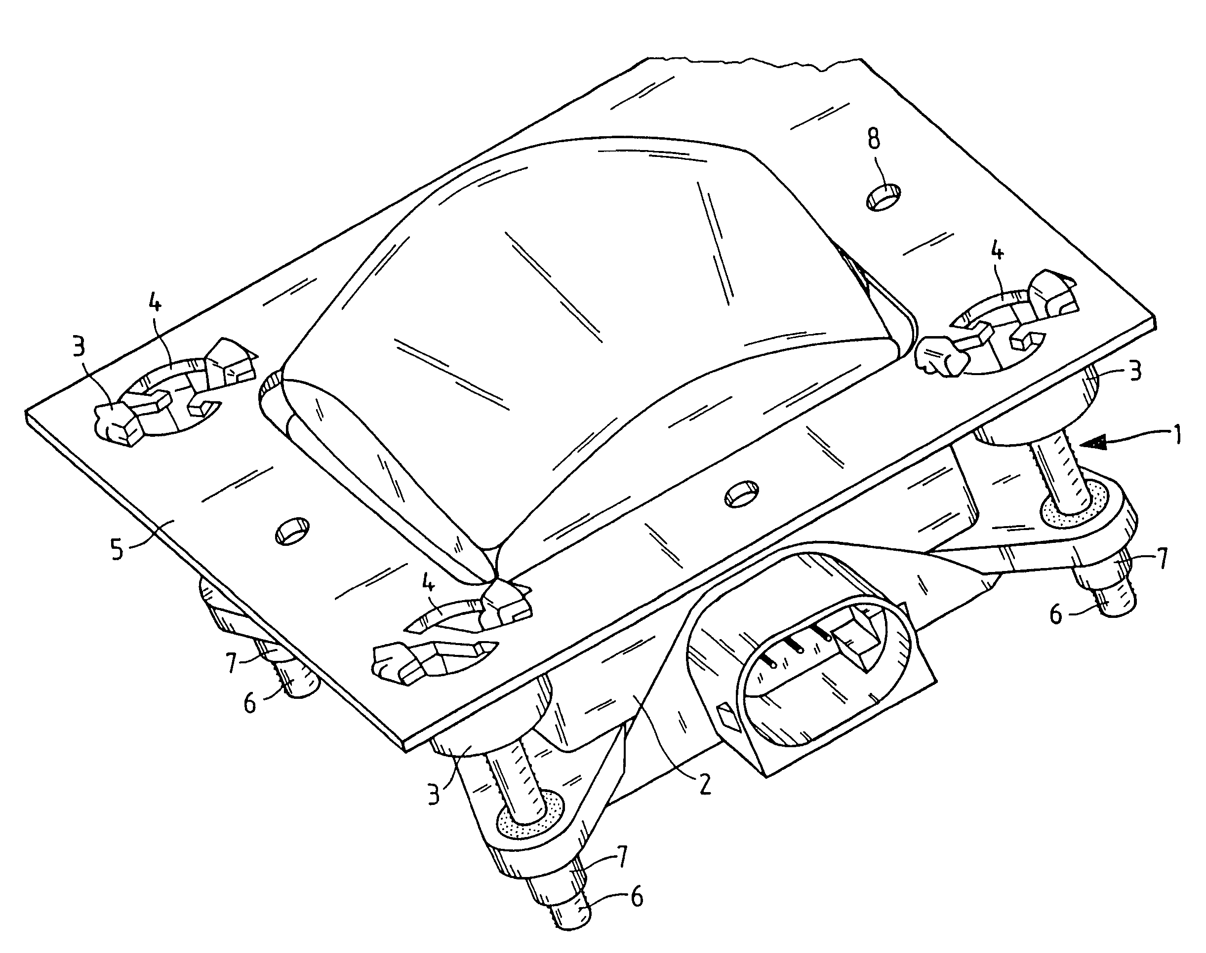 Positioning device for adjustable housing