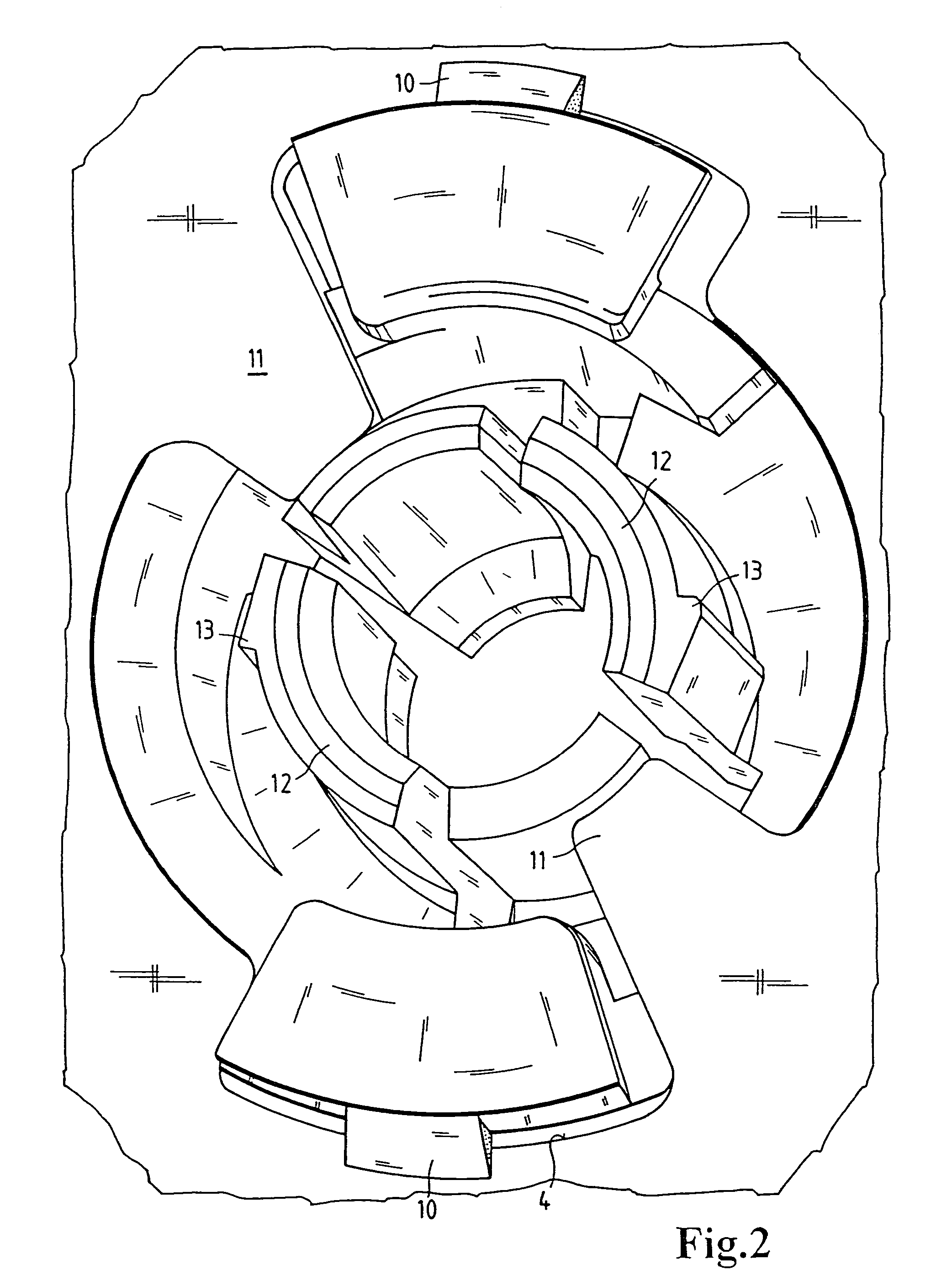 Positioning device for adjustable housing