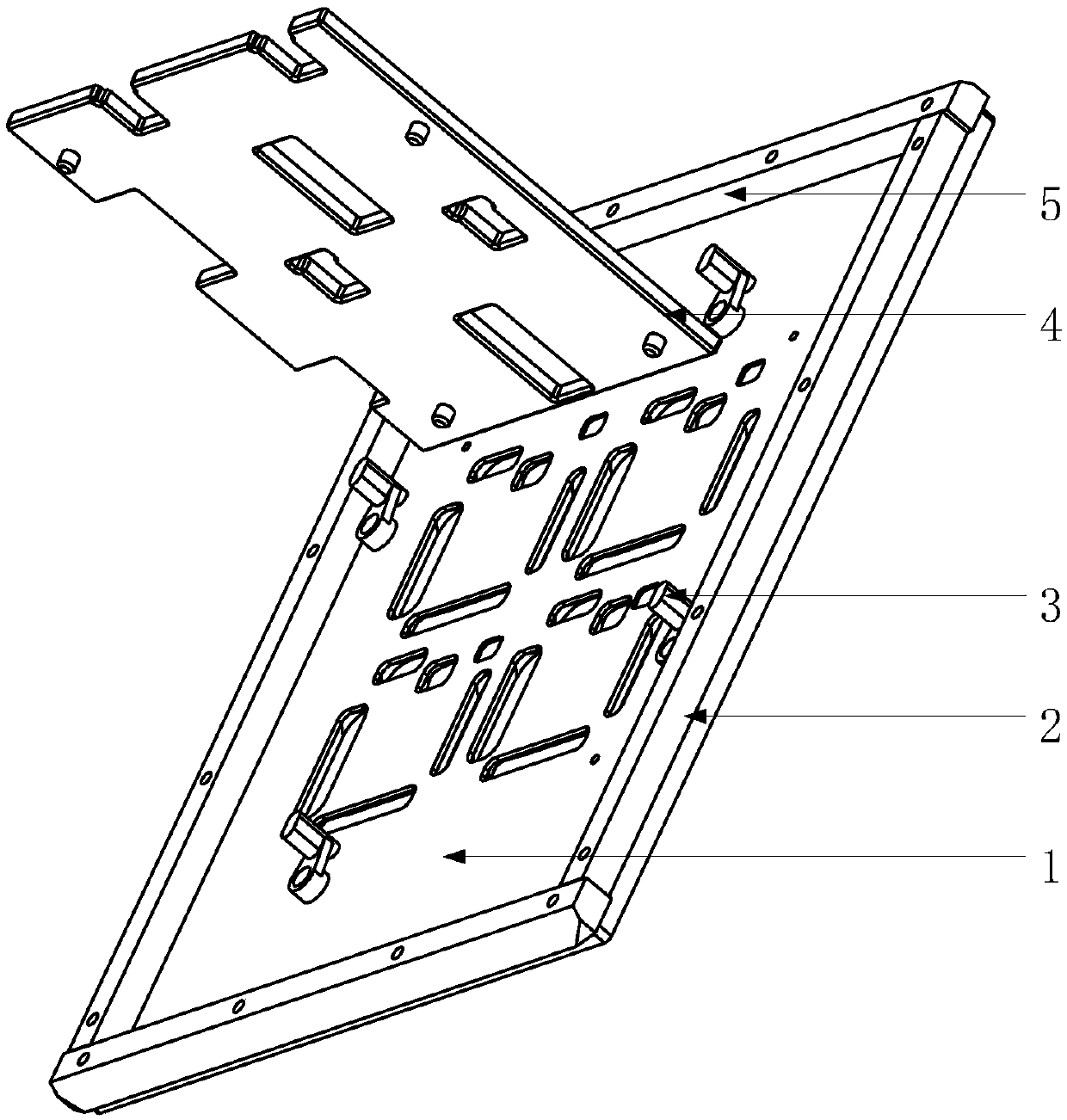 A wave soldering carrier