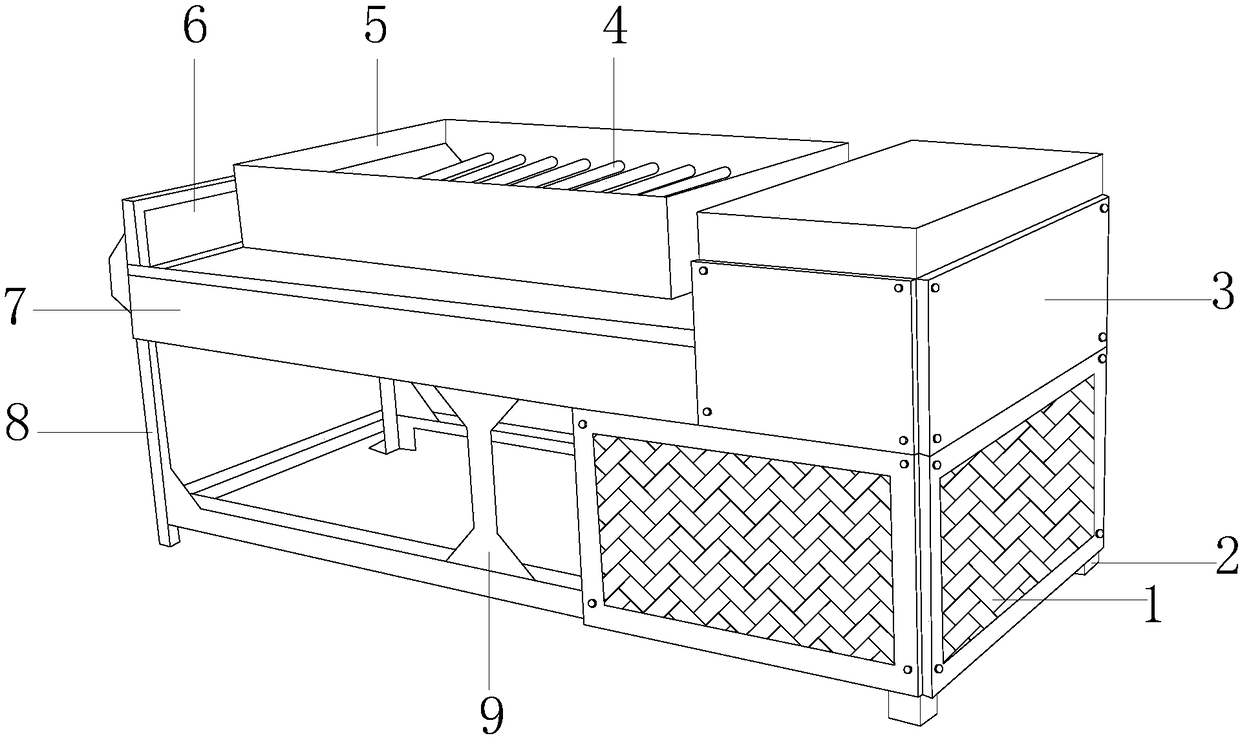 Novel tea sorting machine