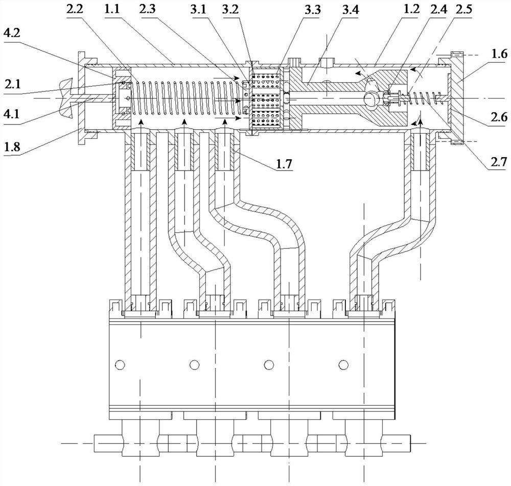 Pressure difference self-adaptive silencer for massage chair