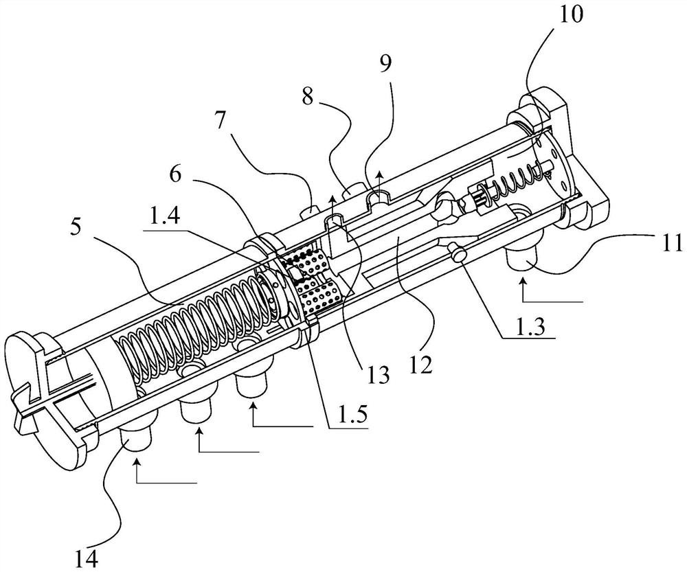 Pressure difference self-adaptive silencer for massage chair