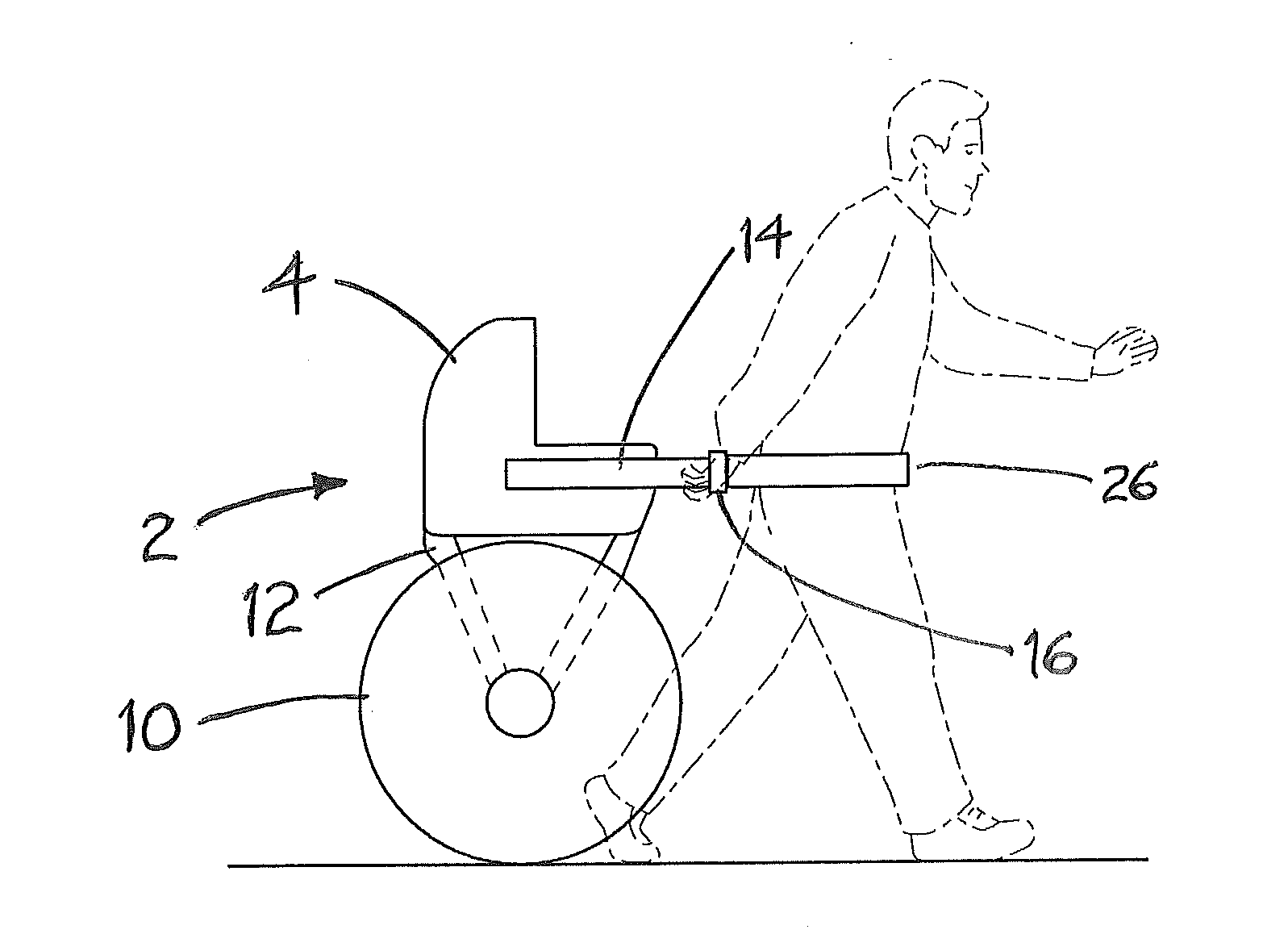 Hands free carriage and harness assembly having multiple modes of towing a load