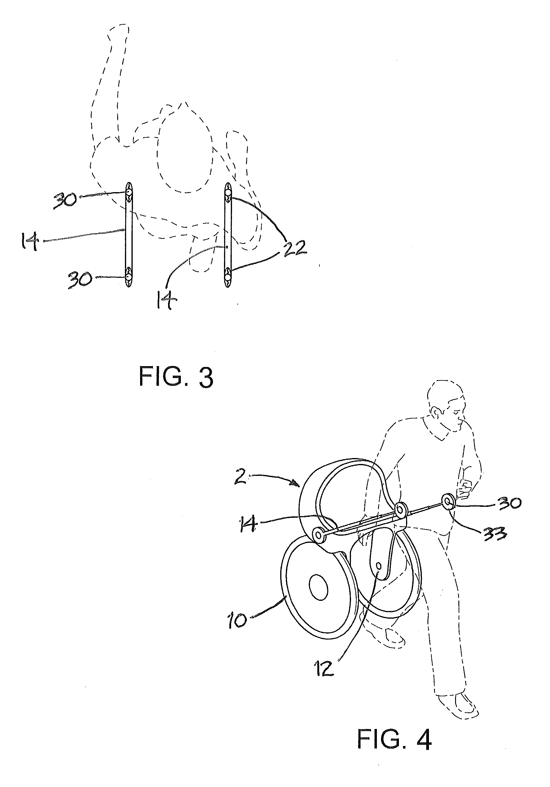 Hands free carriage and harness assembly having multiple modes of towing a load