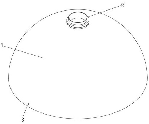 Hair washing nursing device capable of preventing hair loss