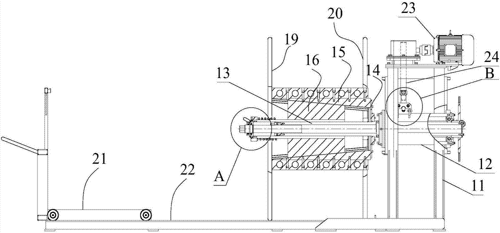 Tension mechanism of paying-off device