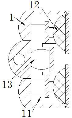 A kind of led energy-saving tunnel lamp