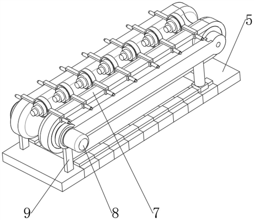 Rapid gangue discharging equipment for coal roadway driving and anchoring all-in-one machine