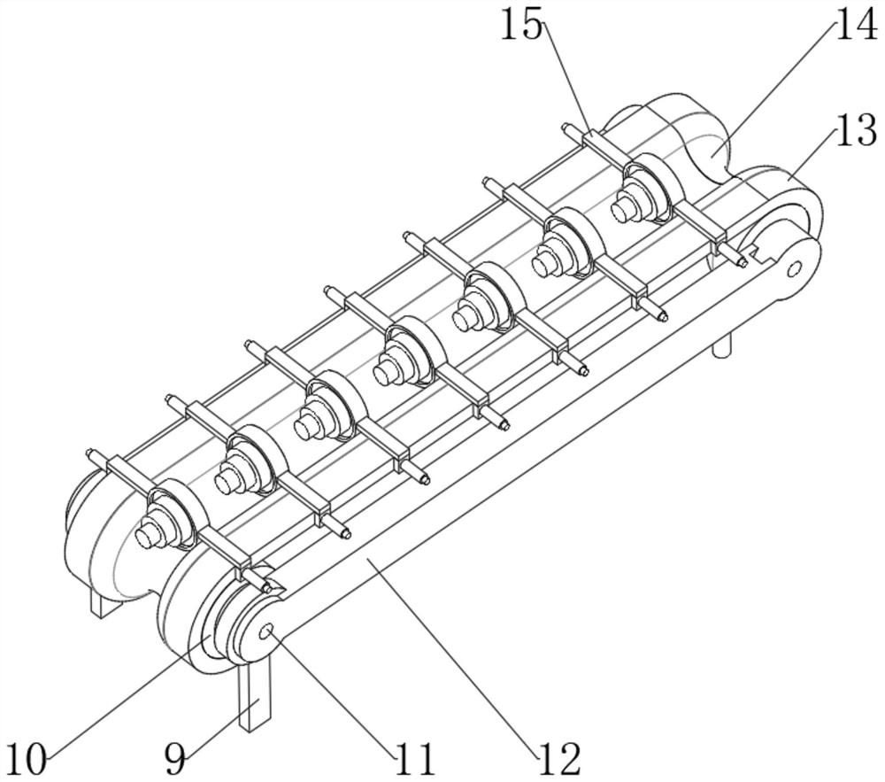 Rapid gangue discharging equipment for coal roadway driving and anchoring all-in-one machine