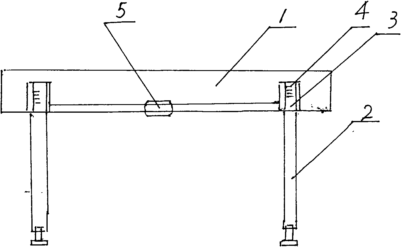 Ball table with level adjustment device