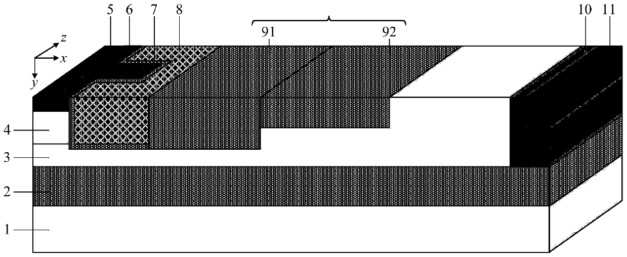 Thin silicon-on-insulator (SOI) lateral insulator gate bipolar transistor (LIGBT) with folded groove gate