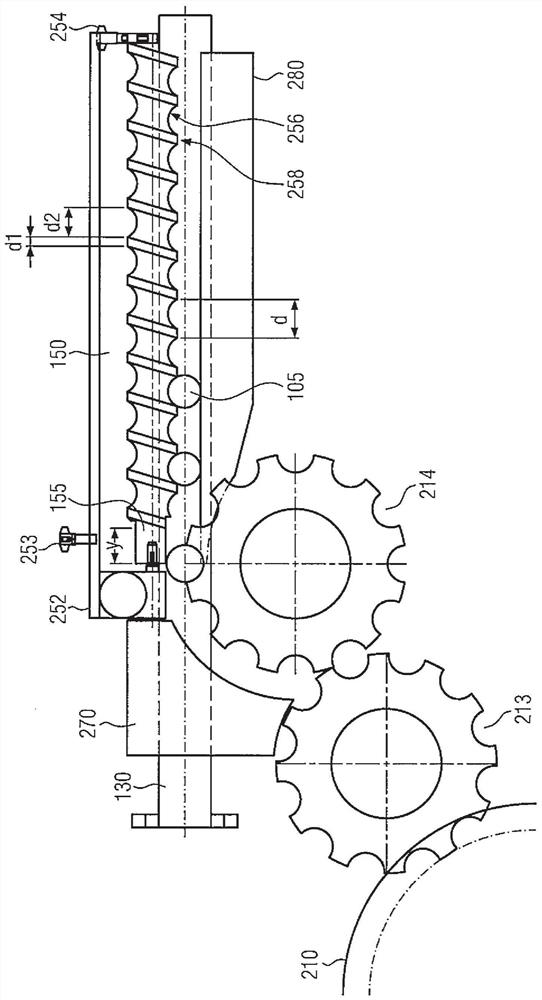 Apparatus and method for decelerating container flow in a container processing facility