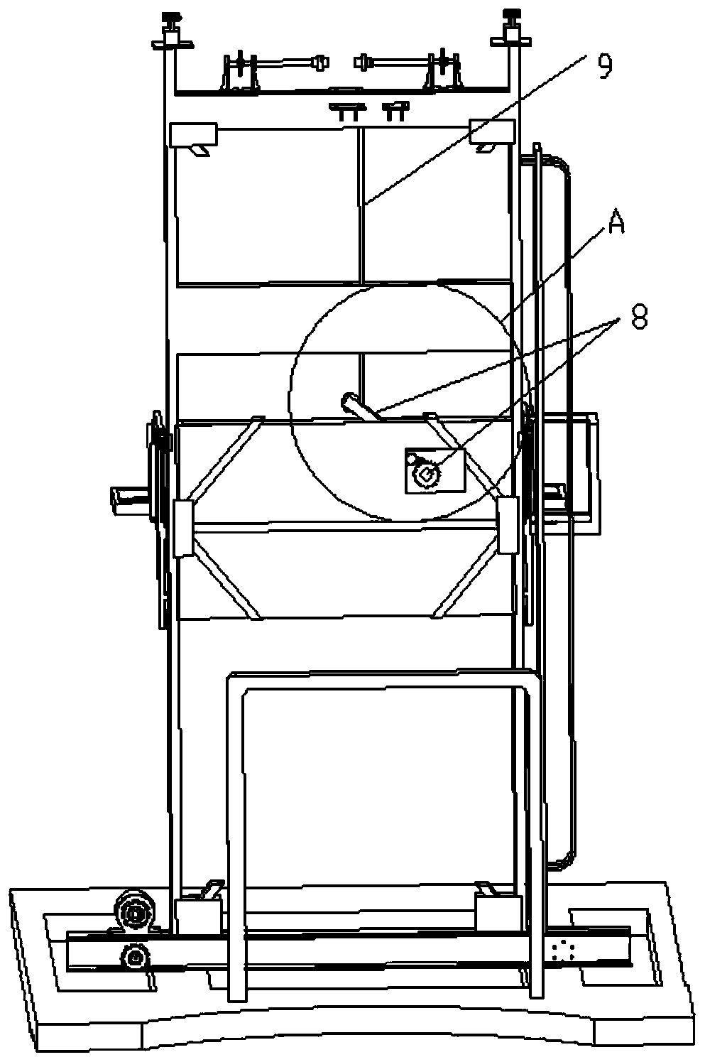 Anti-off-line switch type equipment maintenance operation vehicle