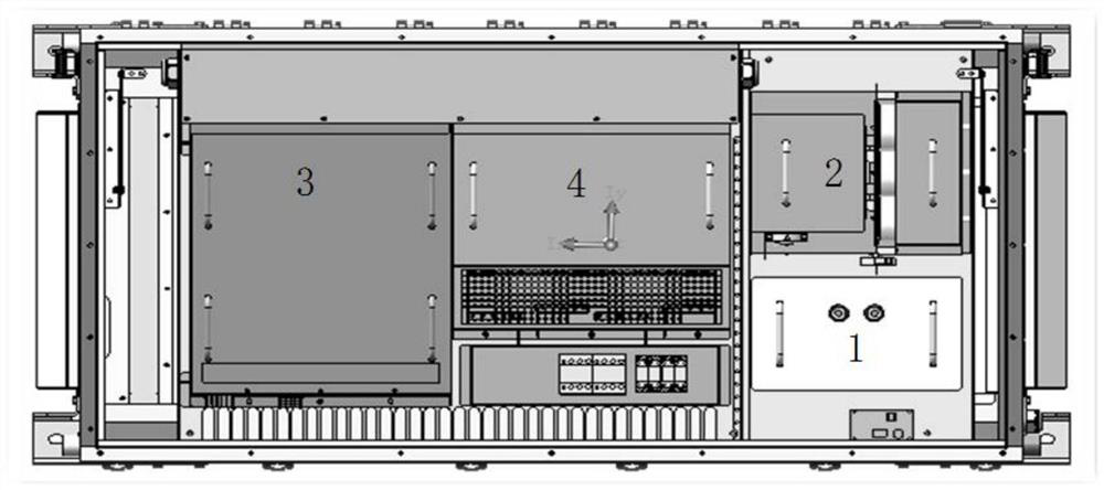 Auxiliary power supply device of guide rail electric locomotive, guide rail electric locomotive and power supply method of guide rail electric locomotive